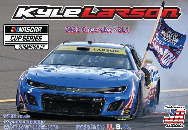 Salvinos JR Models HMC2025KLNC - Kyle Larson - Hendrick Motorsports - 2025 NASCAR Champion 2X