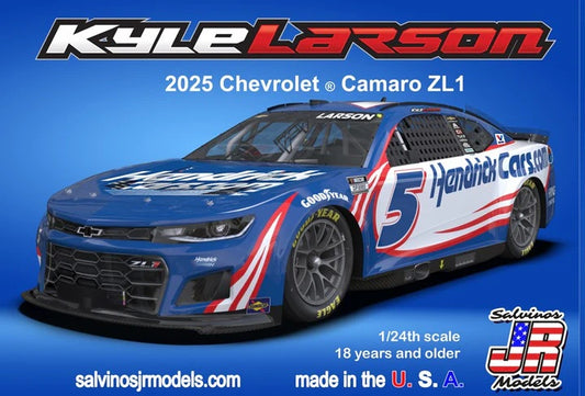 Salvinos JR Models HMC2025KLP - Kyle Larson - Hendrick Motorsports - 2025 Camaro ZL1