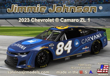 Salvinos JR Models LMC2023JJP - Jimmy Johnson - Legacy Motor Club - 2023 Camaro ZL1 'Carvana'