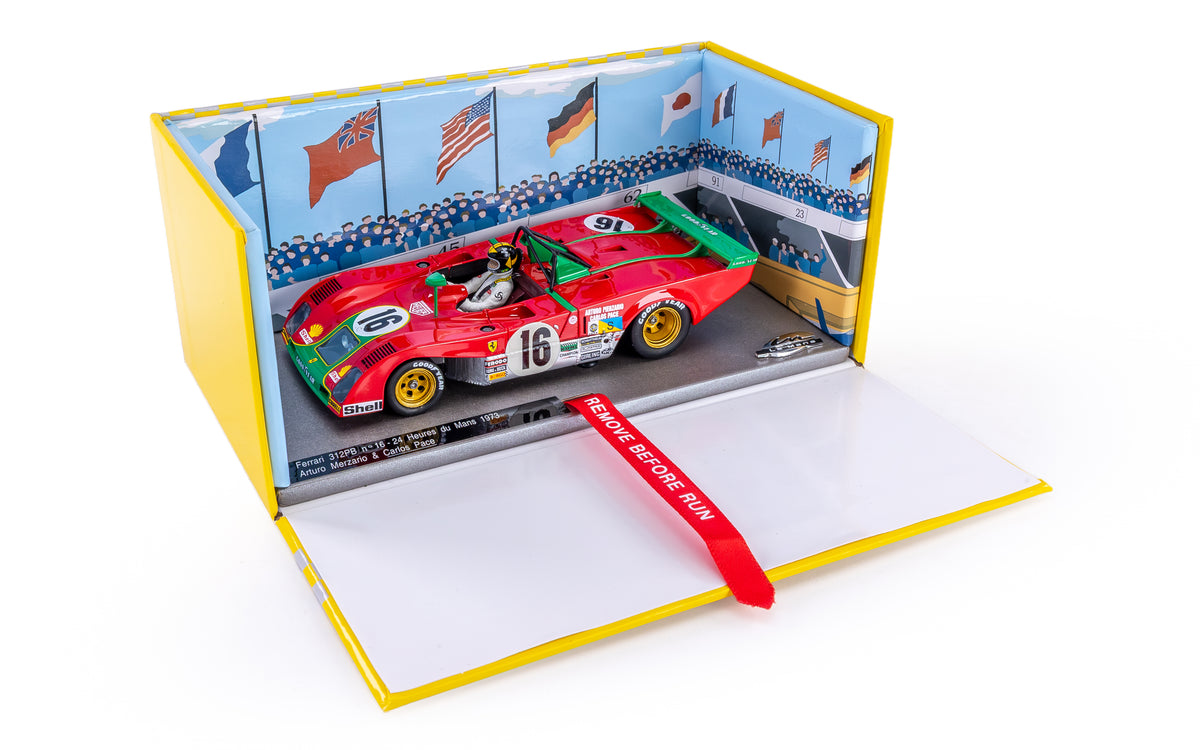 LMM 132116/16M - Ferrari 312 PB - Carlos Pace #16 - '73 Le Mans