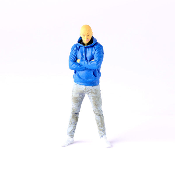 Tara Figures TAR088 - Bald Man in Hoodie