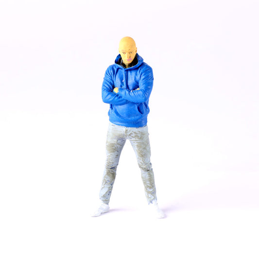 Tara Figures TAR088 - Bald Man in Hoodie