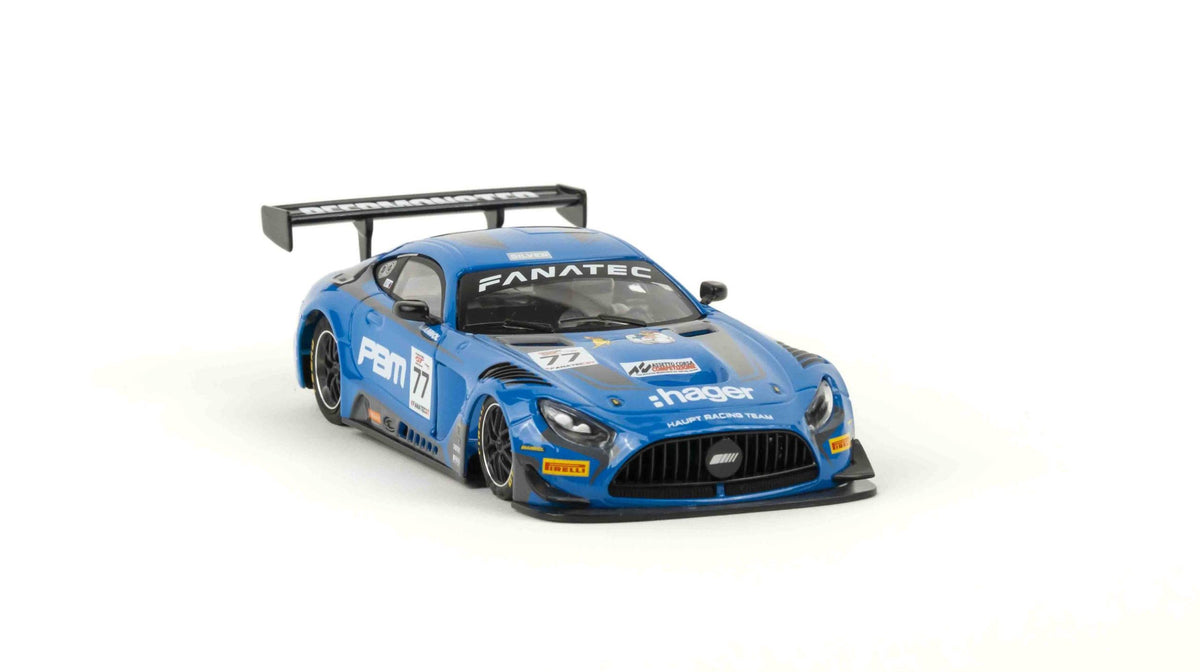 NSR 0650SW - PRE-ORDER NOW! - Mercedes AMG GT3 EVO - Blue #77 - '23 HRT Fanatec