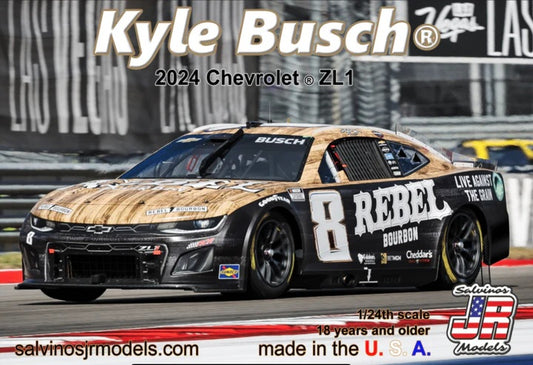 Salvinos JR Models RCC2025KBA - Kyle Busch - Richard Childress Racing - 2025 Rebel Chevrolet