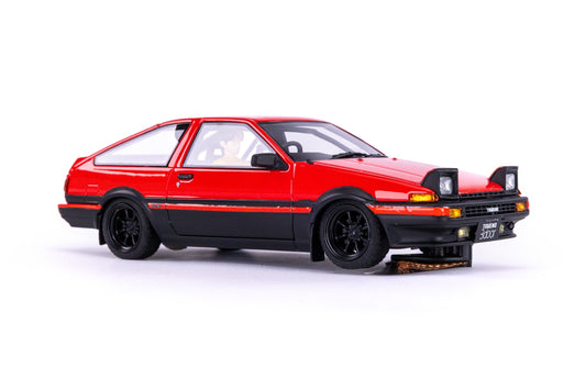 Avant Slot JDM03B - Toyota Trueno A86 - Red & Black