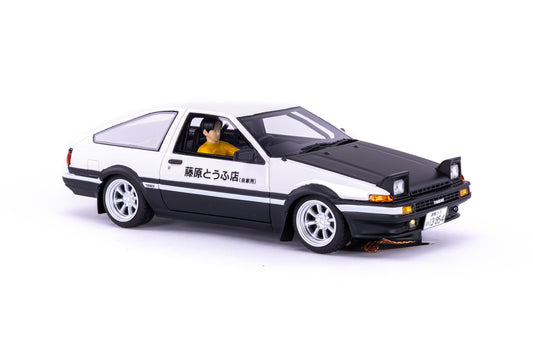 Avant Slot JDM03A - Toyota Trueno A86 - White & Black