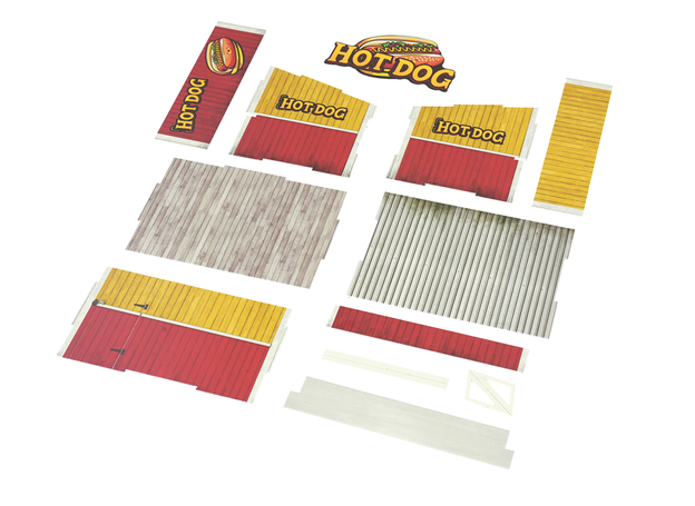 Scaleauto SC-10247 - Hot Dog Concession Stand
