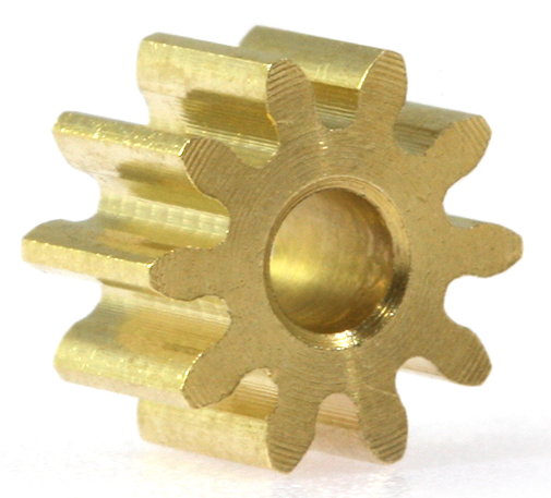 Scaleauto SC-1093A60 - Brass Pinion - 10T x 6.0mm - pack of 2