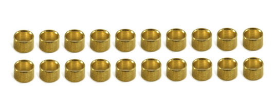 Scaleauto SC-1120D - Brass Axle Spacers - 0.5mm - for 3/32" axles - pack of 20