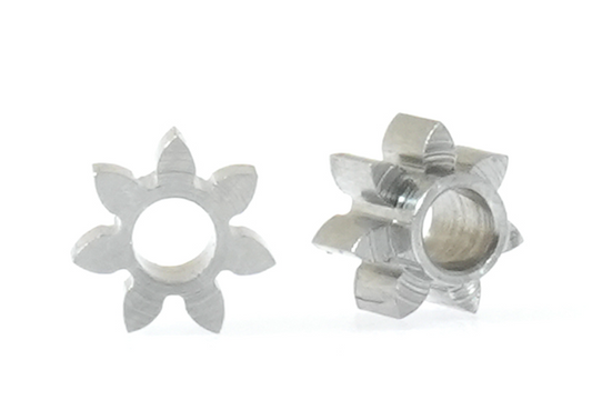 Scaleauto SC-1127B50 - Steel Pinion - 7T x 5.0mm - pack of 2