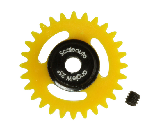 Scaleauto SC-1163R - 32T Polyamide Sidewinder Gear - 16.5mm diameter - for 3/32" axles