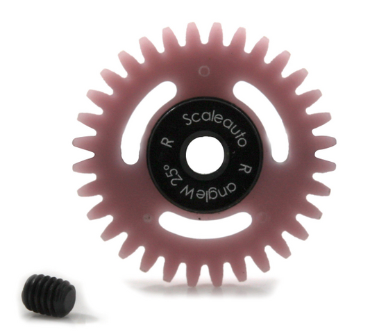 Scaleauto SC-1172BR - 32T Polyamide Anglewinder Gear - Reverse - 18mm diameter - for 3/32" axles