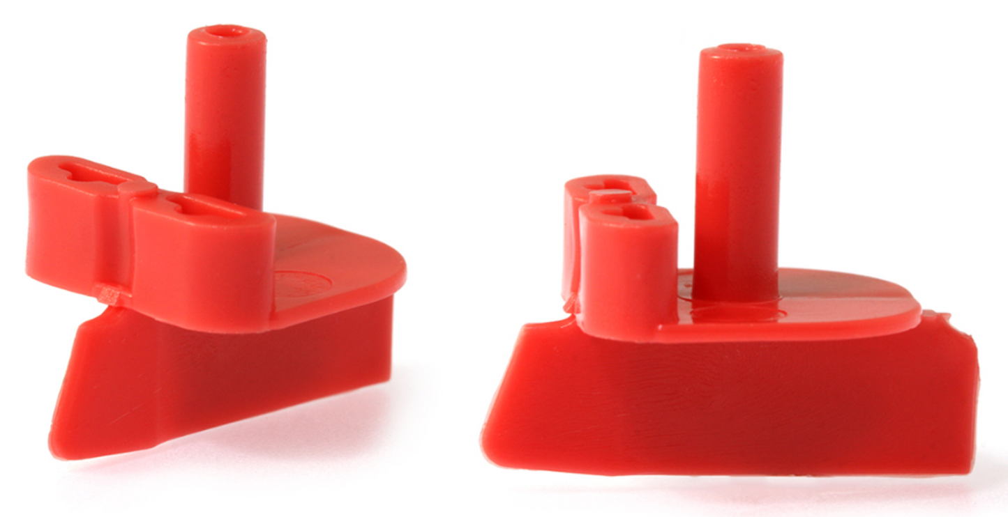 Scaleauto SC-1608 - Universal home guide 7mm blade with adjustable spacers, pk of 2