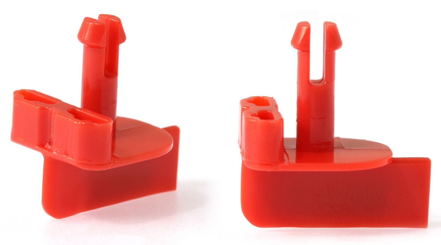 Scaleauto SC-1621 - Clip-in Guide Standard set with Suspension, 7mm blade, pack of 2
