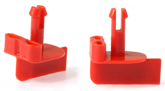 Scaleauto SC-1621 - Clip-in Guide Standard set with Suspension, 7mm blade, pack of 2