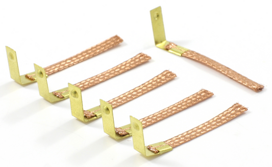 Scaleauto SC-1646A - Braid with Clips, for 4.8mm guides, pack of 6