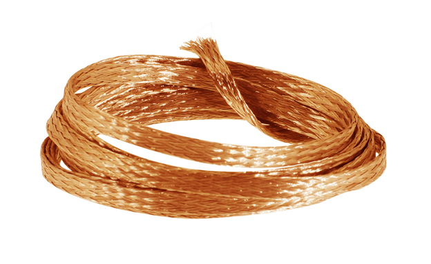 Scaleauto SC-1648 - Copper Braid - Super-Soft - 3.5 x 0.5mm - 1 meter roll