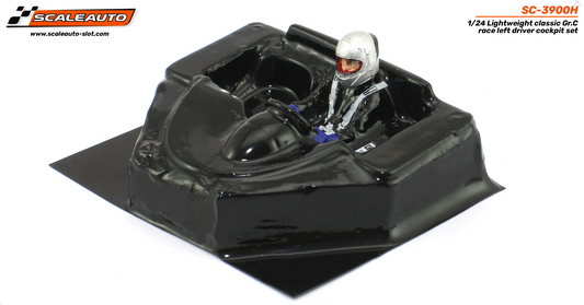 Scaleauto SC-3900H - Lightweight Cockpit Set - for 1/24 Group C (Left-Side Driver)