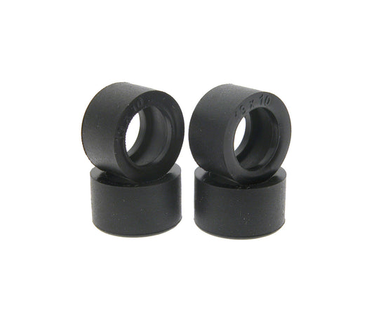 Scaleauto SC-4720 - Tires, 19x10mm, for profile hubs, pack of 4