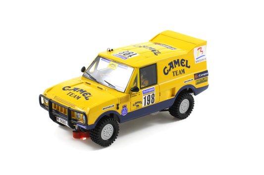 Scaleauto SC-6099a - PRE-ORDER NOW!!! - Range Rover - Camel #198 - '87 Paris Dakar - 4WD Series Limited Edition