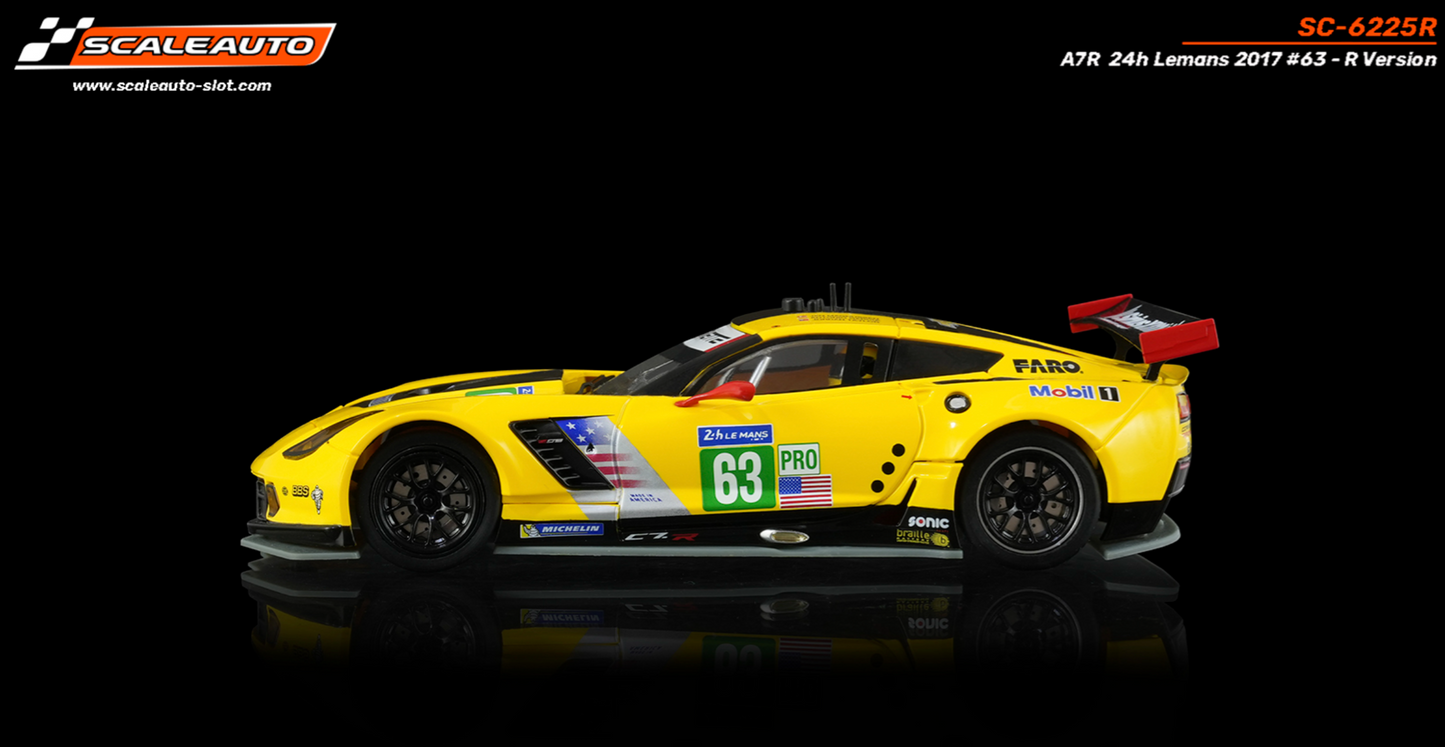 Scaleauto SC-6225R - PRE-ORDER NOW! - Corvette C7R #63 - '17 Le Mans 24h 3rd - R Series