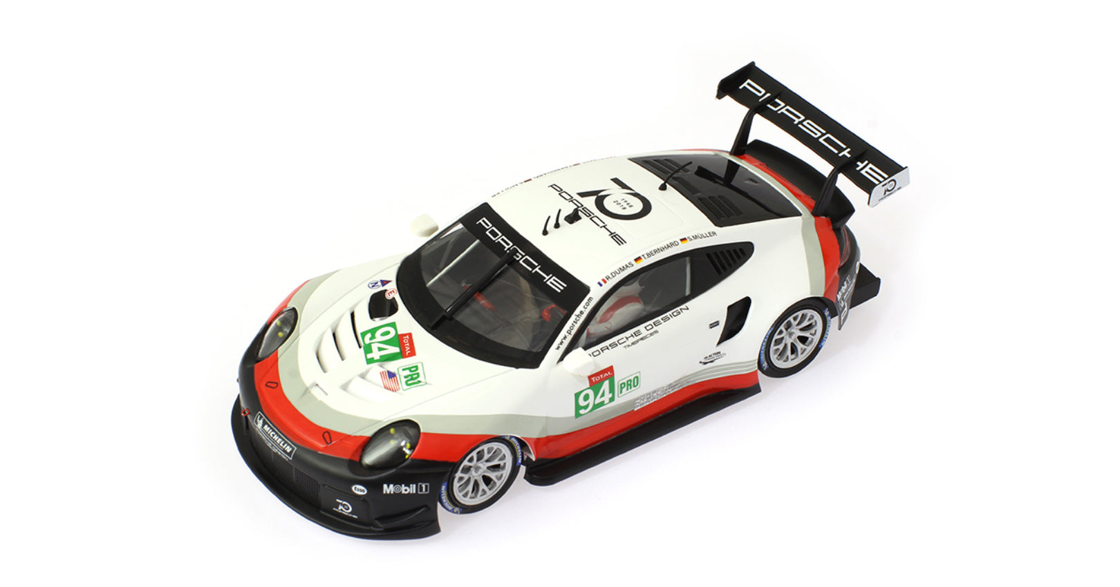 Scaleauto SC-6292R - Porsche 911.2 GT3 RSR #94 - '18 24h Le Mans - R S ...