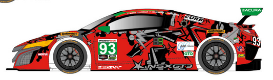 Scaleauto SC-6346 - PRE-ORDER NOW!!! - Honda NSX GT3 #93 - '17 Daytona 24h - Home Series