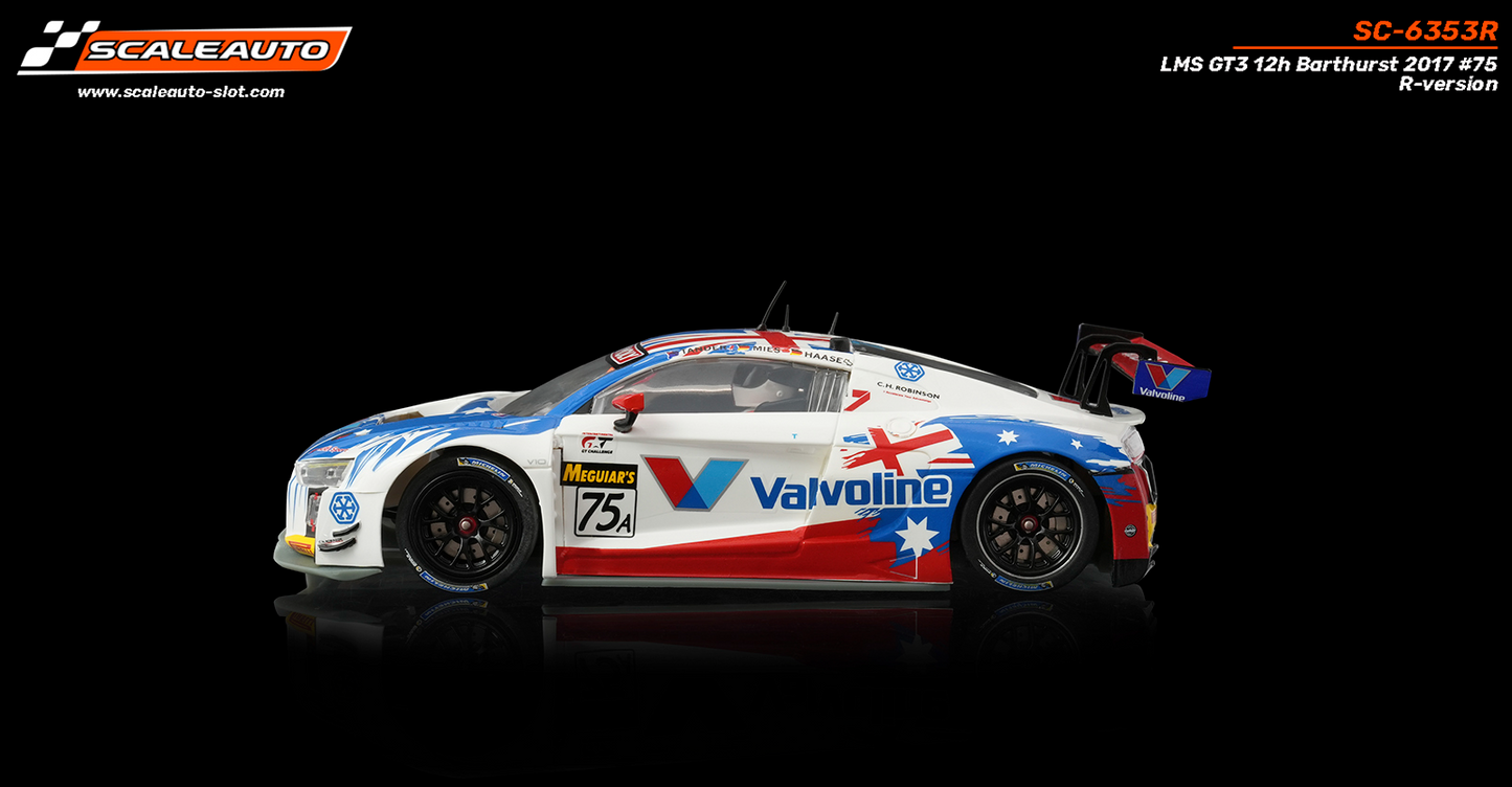 Scaleauto SC-6353R - PRE-ORDER NOW!!! - Audi R8 LMS GT3 - Valvoline #75A - '17 12h Bathurst - R Series