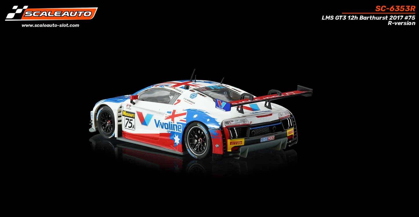 Scaleauto SC-6353R - PRE-ORDER NOW!!! - Audi R8 LMS GT3 - Valvoline #75A - '17 12h Bathurst - R Series