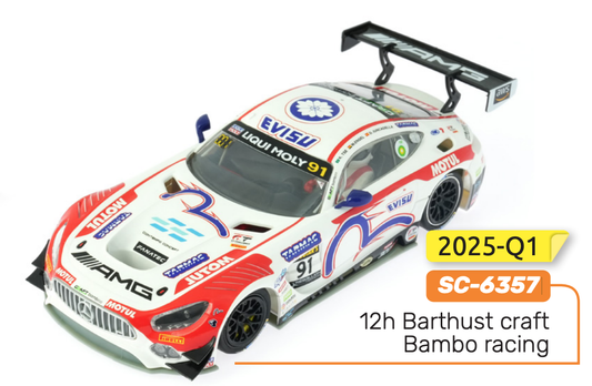 Scaleauto SC-6357 - PRE-ORDER NOW!!! - Mercedes AMG GT3 - CBR #91 - 12h Barthust - Home Series