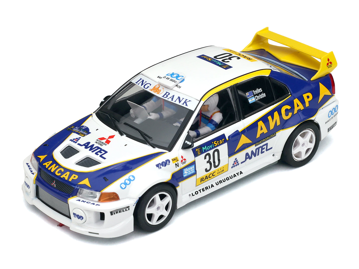 Scaleauto SC-6367R - Mitsubishi Lancer EVO V  - Ancap #30 - '98 Rally Catalunya Winner  - R4WD Series