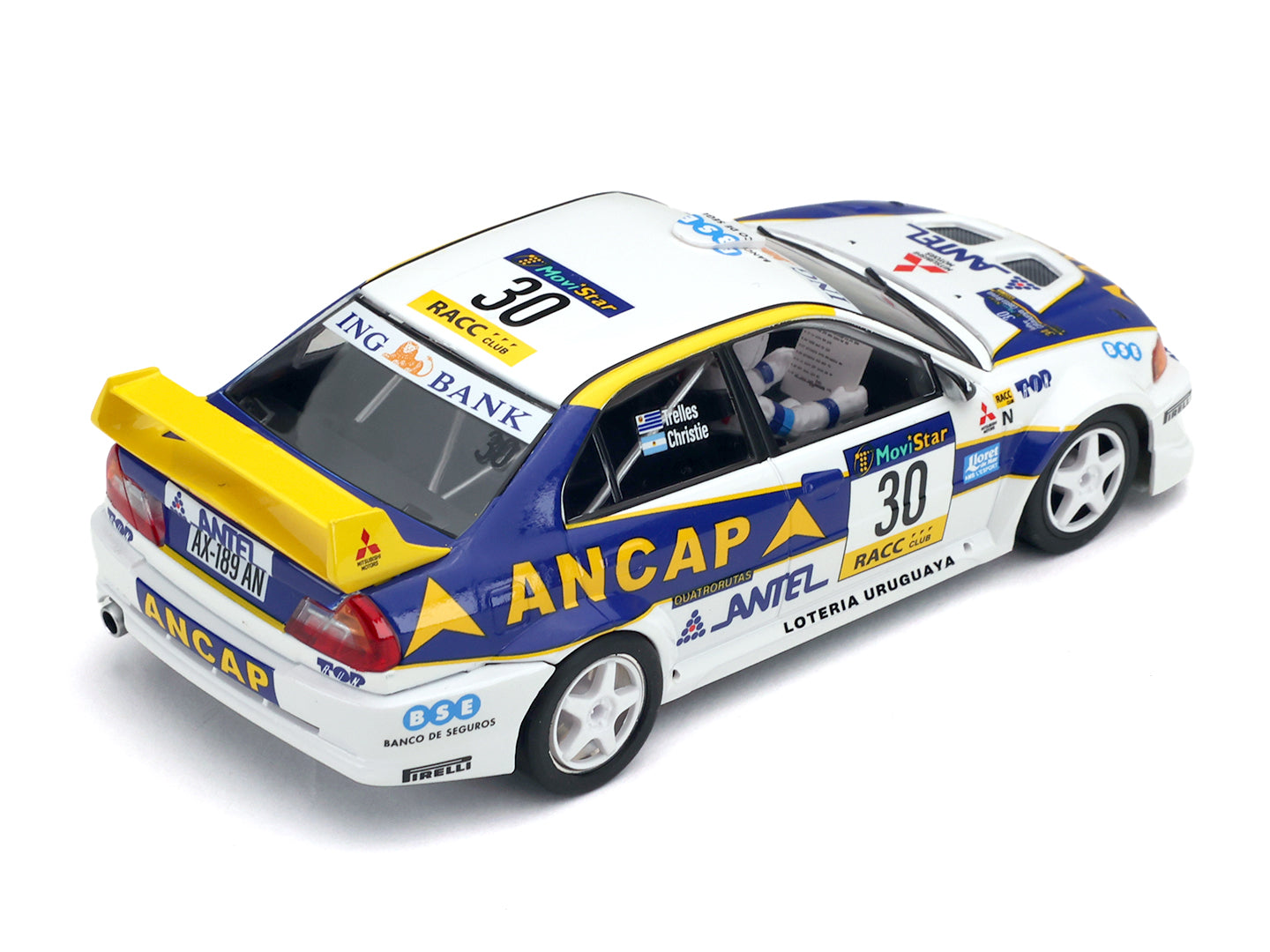 Scaleauto SC-6367R - Mitsubishi Lancer EVO V  - Ancap #30 - '98 Rally Catalunya Winner  - R4WD Series