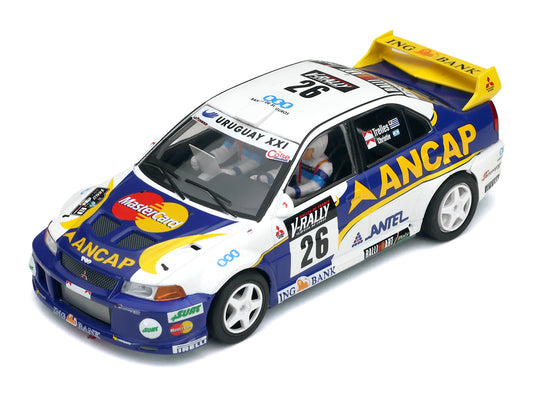 Scaleauto SC-6368R - Mitsubishi Lancer EVO V  - Ancap #26 - '99 Tour de Corse Winner  - R4WD Series