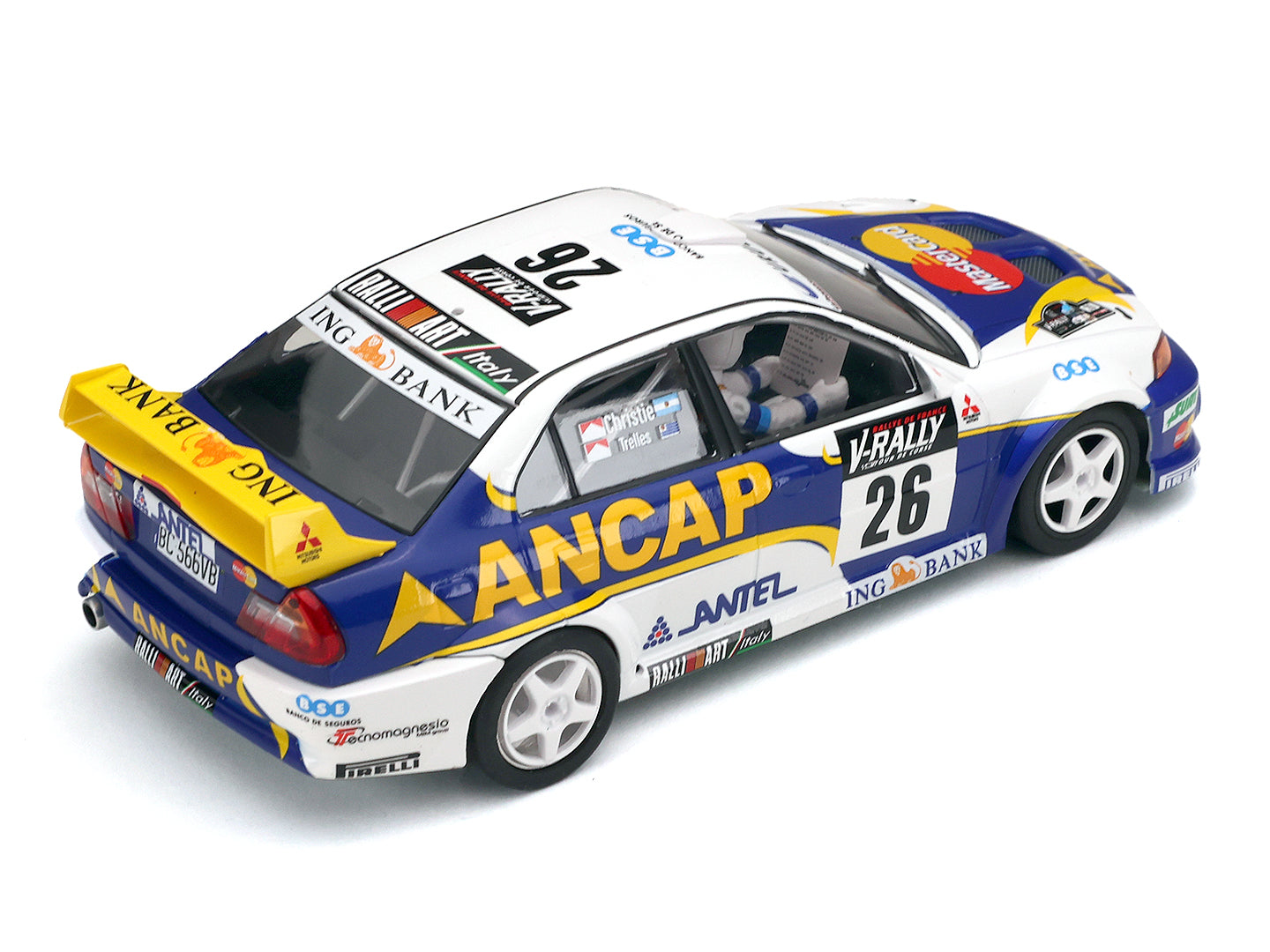 Scaleauto SC-6368R - Mitsubishi Lancer EVO V  - Ancap #26 - '99 Tour de Corse Winner  - R4WD Series