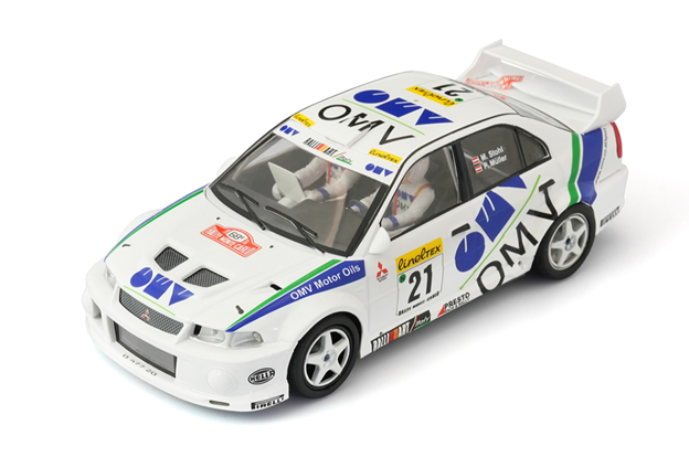 Scaleauto SC-6370 - PRE-ORDER NOW!!! - Mitsubishi Lancer EVO VI #21 - '00 Rally Montecarlo Winner - Home Series