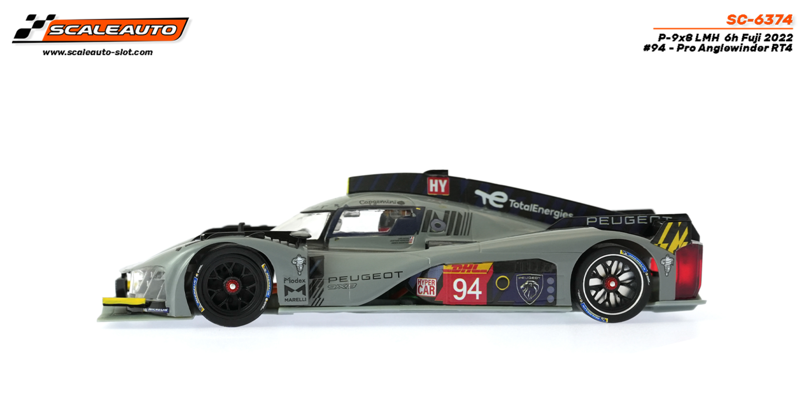Scaleauto SC-6374 - Peugeot 9x8 LMH Hypercar #94 - '22 6h of Fuji Scaleauto SC-6374 - Peugeot 9x8 LMH Hypercar #94 - '22 6h of Fuji