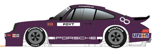 Scaleauto SC-6395 - PRE-ORDER NOW!!! - Porsche 911 RS - AJ foyt #8 - '73 IROC - Home Series