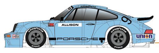 Scaleauto SC-6400R - PRE-ORDER NOW!!! - Porsche 911 RS - Boby Allison #9 - '73 IROC - R Series