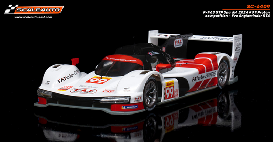 Scaleauto SC-6409 - ¡RESERVA AHORA! - Porsche 963 GTP - FATurbo n.º 99 - '24 Spa 6h - PRO