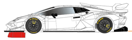Scaleauto SC-6426R - PRE-ORDER NOW! - Lamborghini Super Trofeo EVO2 - White Kit - R Series