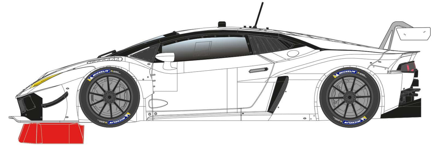Scaleauto SC-7101RC3 - PRE-ORDER NOW! - Lamborghini EVO - White Kit -  1/24 scale