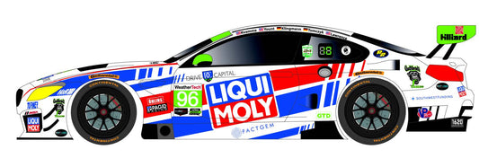 Scaleauto SC-7106RC3 - PRE-ORDER NOW! - BMW M6 GT3 - Liqui Moly #96 - '18 Daytona 24H - White kits with decals -  1/24 scale