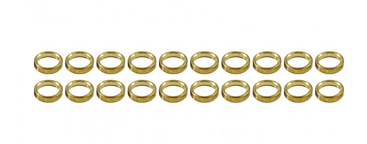 Scaleauto SC-8111D - Brass Axle Spacers - 1mm - for 3mm axles
