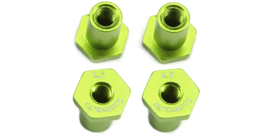 Scaleauto SC-8170I - Suspension mounts 4.5mm. aluminum - Hexagonal Head