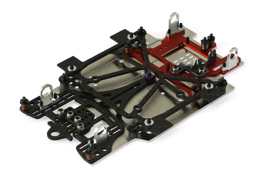 Scaleauto SC-8200D1 - 1/24 Sport Pre-Assembled Chassis Kit - Large S-Can - Adjustable