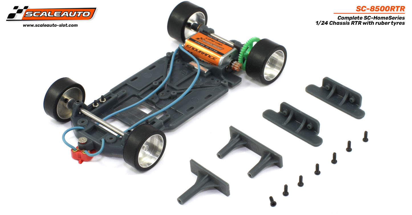 Scaleauto SC-8500RTR - HomeSeries 1/24 Chassis RTR with ruber tires