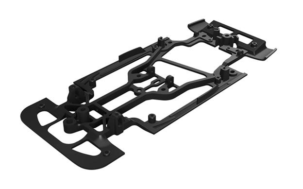 Scaleauto SC-9123B18 - 3D-Printed Chassis - for BMW M-Hybrid - for RT4 Motor Support