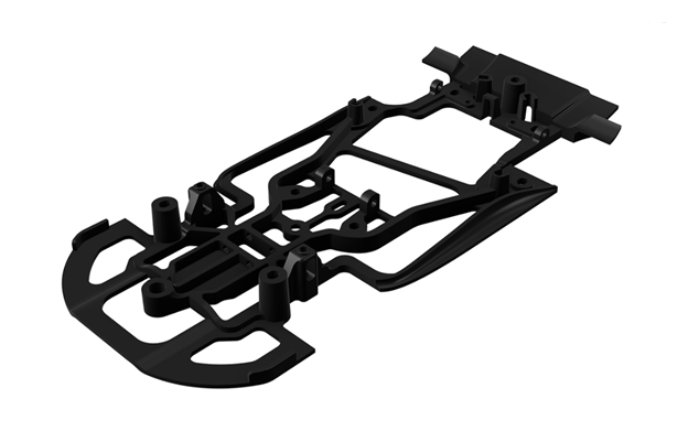 Scaleauto SC-9123H01 - 3D-Printed Chassis - for Avant F 298 GT3 - for RT4 Motor Support