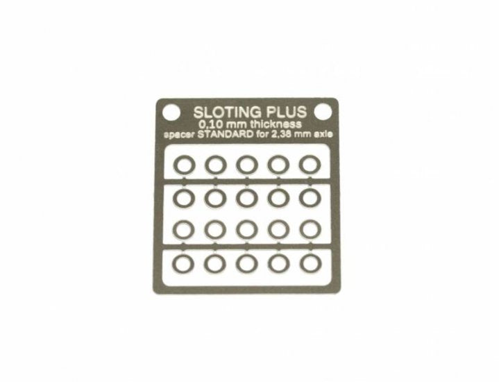SP062101 Spacer 0,10 mm STANDAR STAINLESS STEEL for axle 2,38 mm (3/32´´)