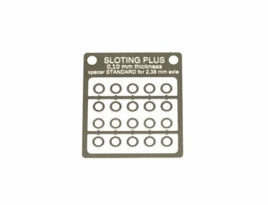 SP062101 Spacer 0,10 mm STANDAR STAINLESS STEEL for axle 2,38 mm (3/32´´)